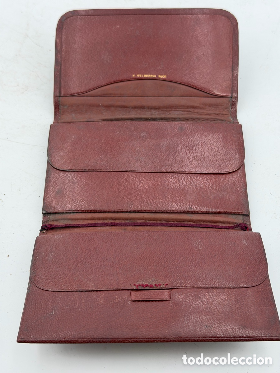 Antig&uuml;edades: Cartera de Dise&ntilde;o de Cuero - Foto 4