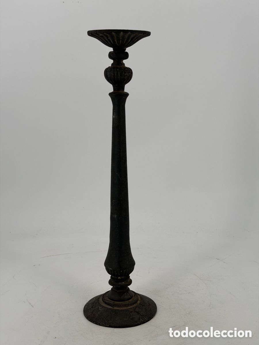 Antig&uuml;edades: Antiguo Candelabro de Hierro - Foto 2
