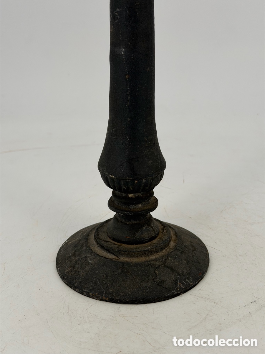 Antig&uuml;edades: Antiguo Candelabro de Hierro - Foto 5