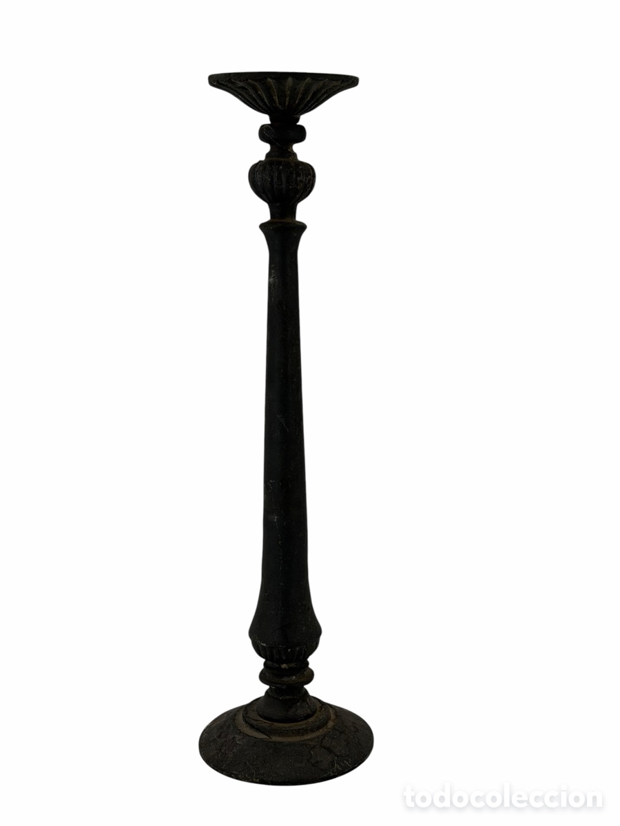 Antig&uuml;edades: Antiguo Candelabro de Hierro - Foto 1