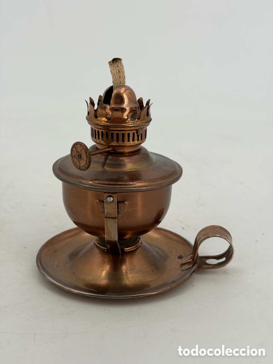 Antig&uuml;edades: Antigua L&aacute;mpara de Mano - Foto 3