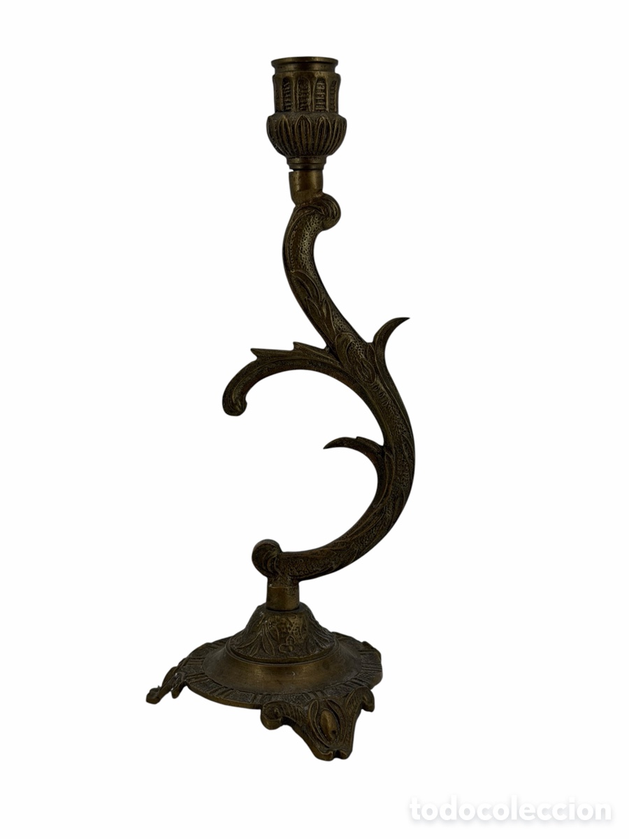 Antig&uuml;edades: Antiguo Candelabro Dorado