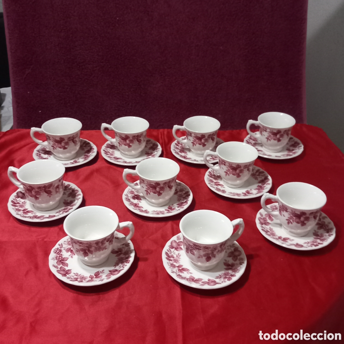 Antiques: JUEGO DE CAFE O T&Eacute; SAN CLAUDIO(20 PIEZAS)COMO NUEVO