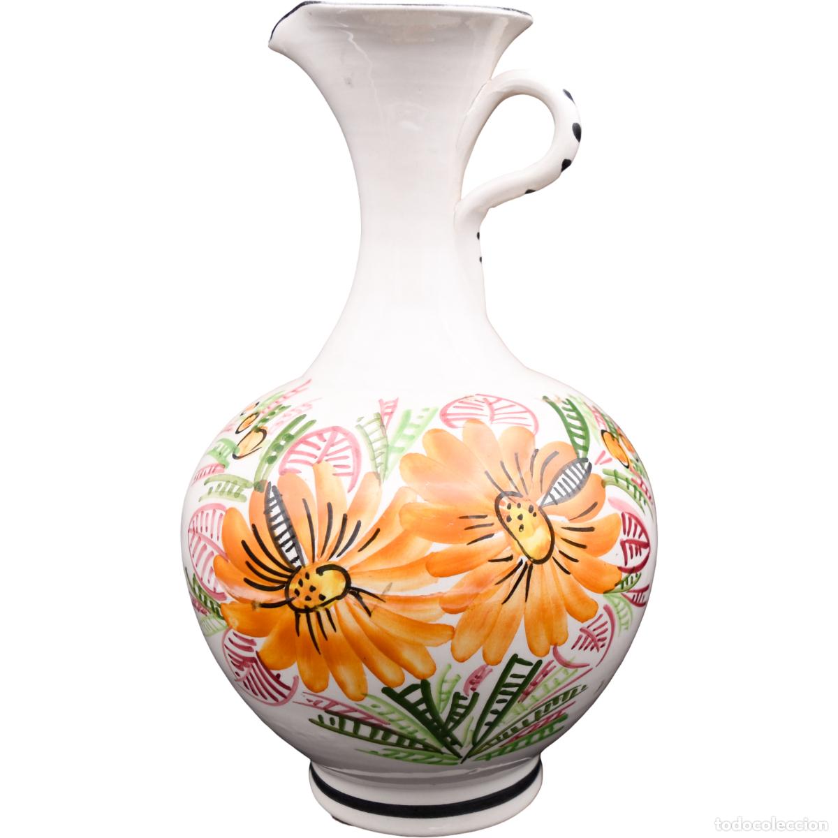 Antiques: Jarra de porcelana pintada a mano