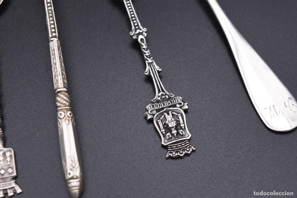 Antig&uuml;edades: Cucharas de distintos materiales - Foto 3
