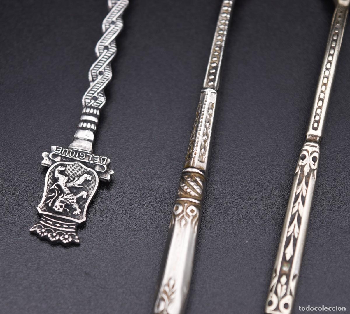 Antig&uuml;edades: Cucharas de distintos materiales - Foto 8
