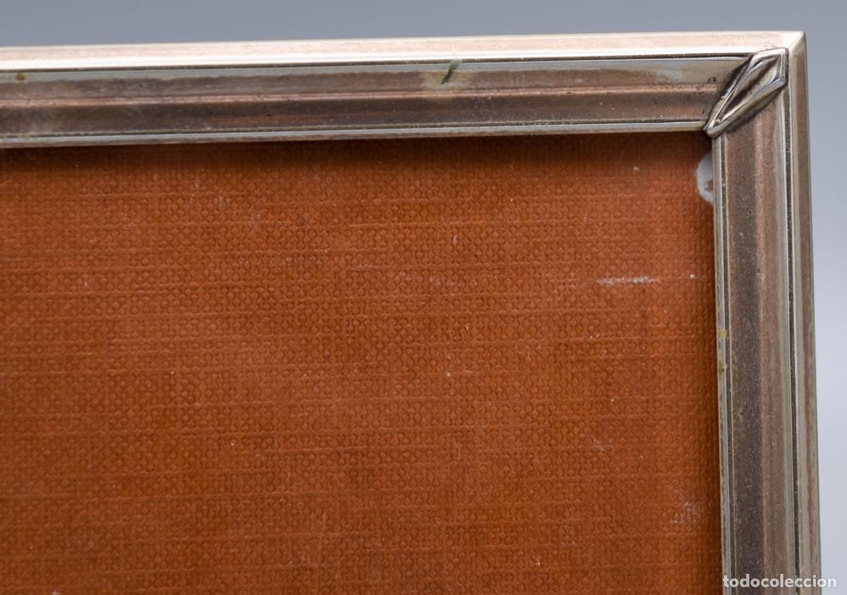 Antig&uuml;edades: Marco de alpaca antiguo - Foto 2