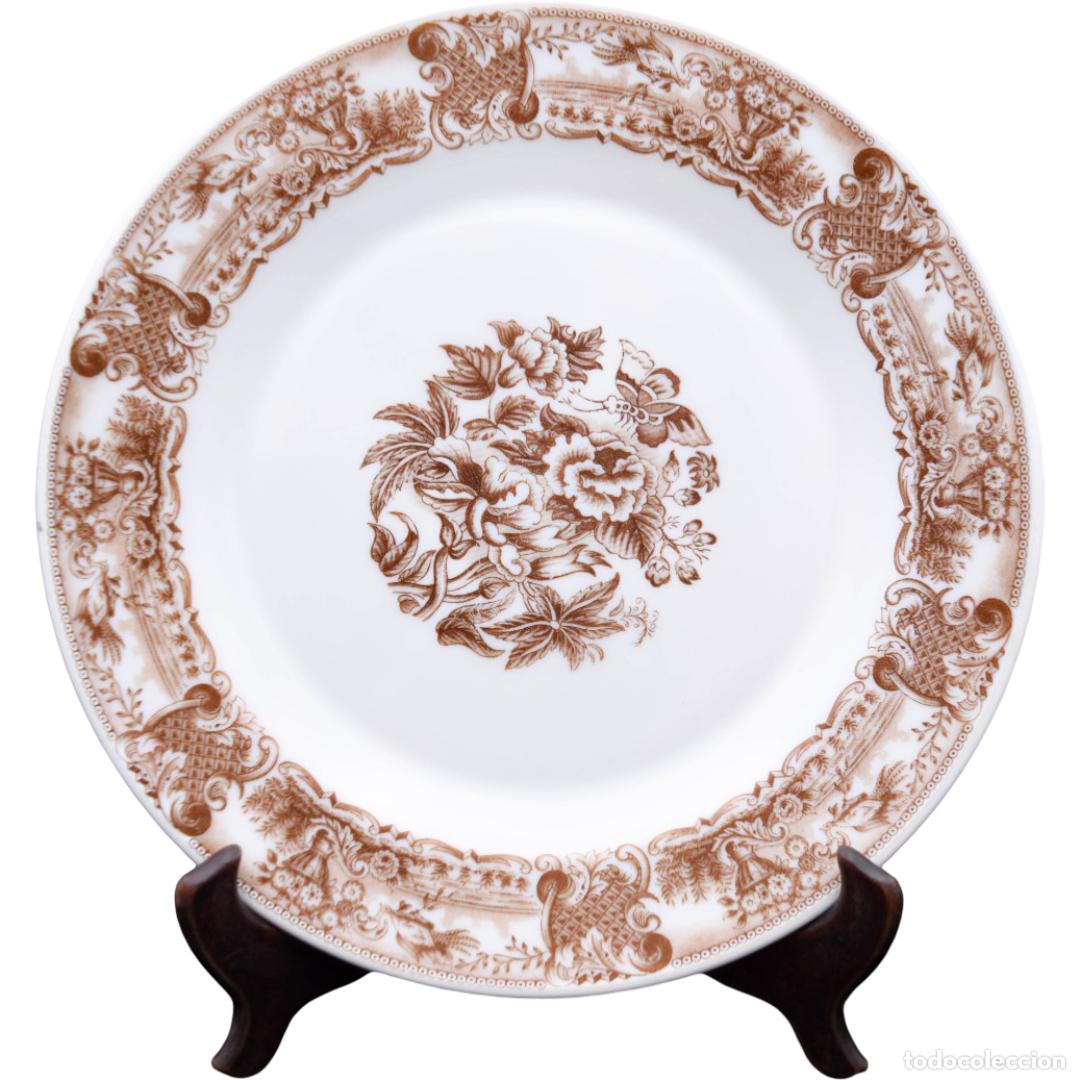 Antiguidades: Bandeja de porcelana antigua