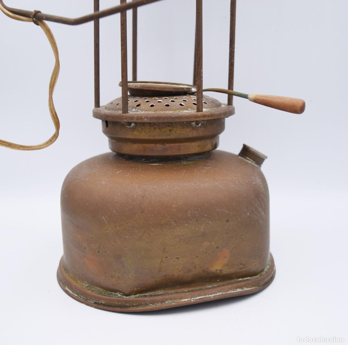 Antig&uuml;edades: L&aacute;mpara de combustible francesa - Foto 10