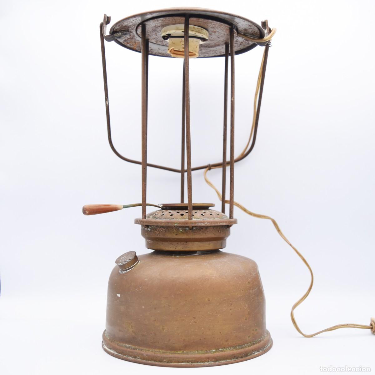Antig&uuml;edades: L&aacute;mpara de combustible francesa - Foto 12