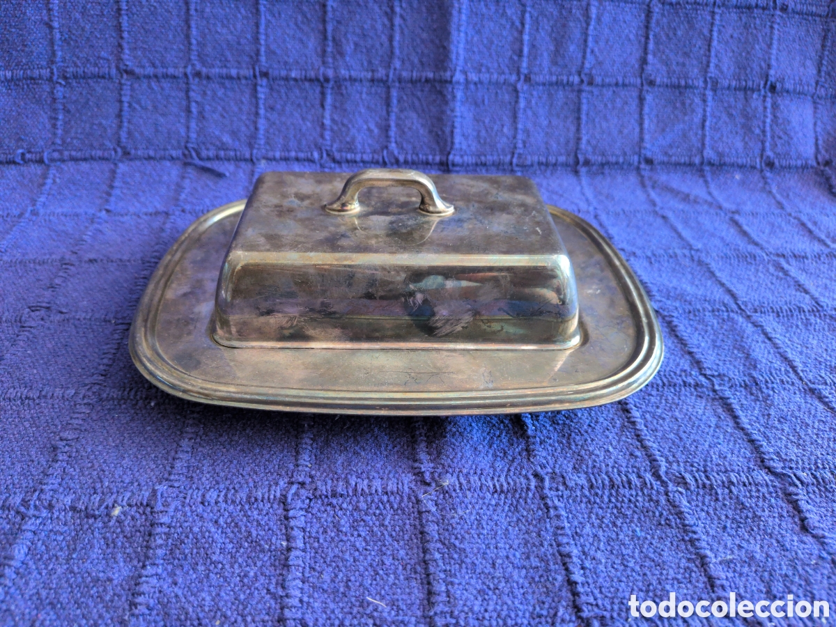 Antiquit&auml;ten: Mantequera Vintage Meneses &ndash; Metal Plateado (A) - S. XX