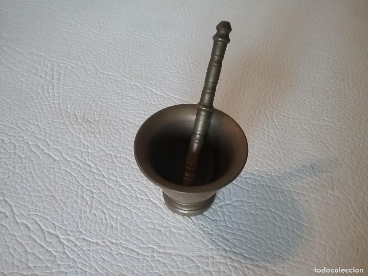 Antig&uuml;edades: Almirez de bronce peque&ntilde;o - Foto 2