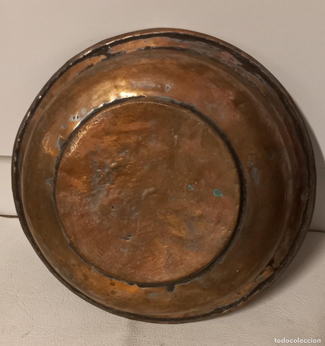 Antiquit&auml;ten: ANTIGUO CUENCO O PLATO HONDO DE COBRE