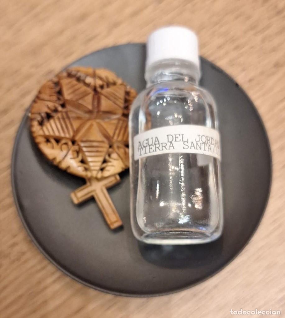 Antig&uuml;edades: Cruz de Jerusalen Madera de Olivo y Agua del Jordan