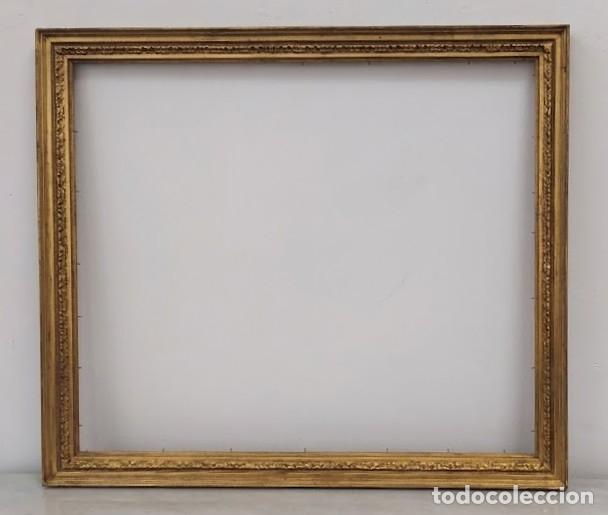 Antig&uuml;edades: 025. Elegante marco antiguo dorado 75 &times; 65 cm