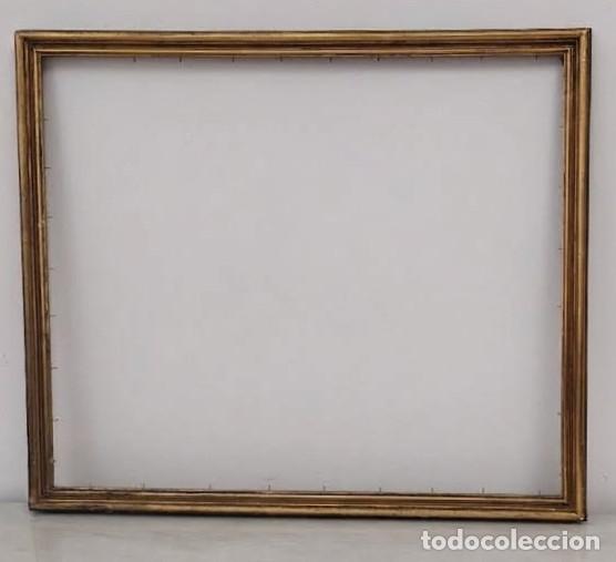 Antig&uuml;edades: 026. Cl&aacute;sico marco antiguo dorado de &eacute;poca (siglo XIX/S. XX) 72,5 &times; 61,5 cm