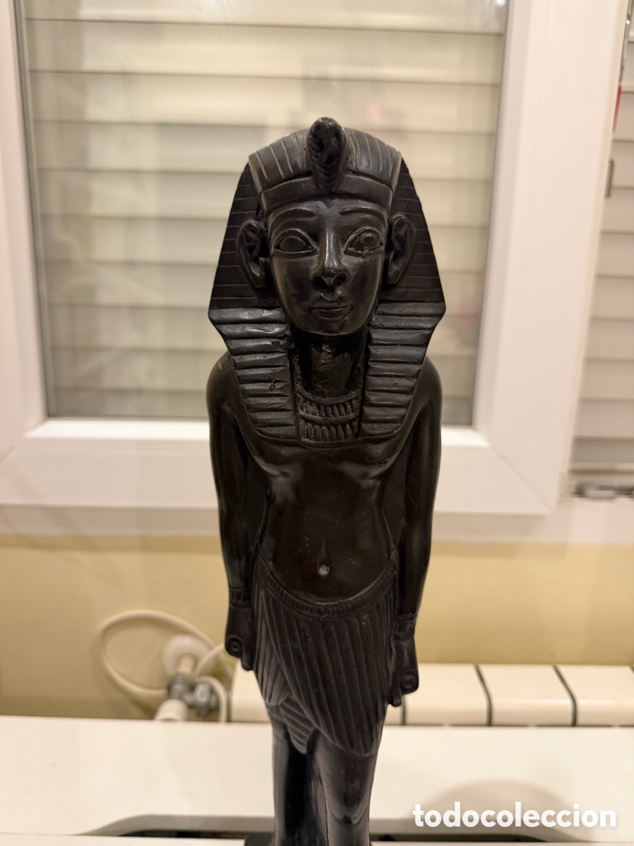 Antig&uuml;edades: Estatua Fara&oacute;n Egipcio 45cm