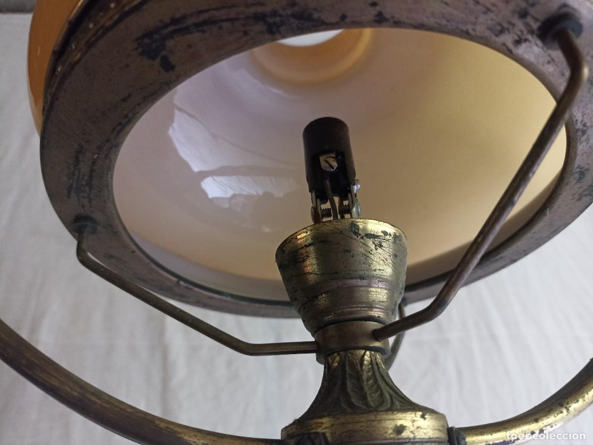 Antig&uuml;edades: L&aacute;mpara de techo estilo quinqu&eacute; - Foto 4
