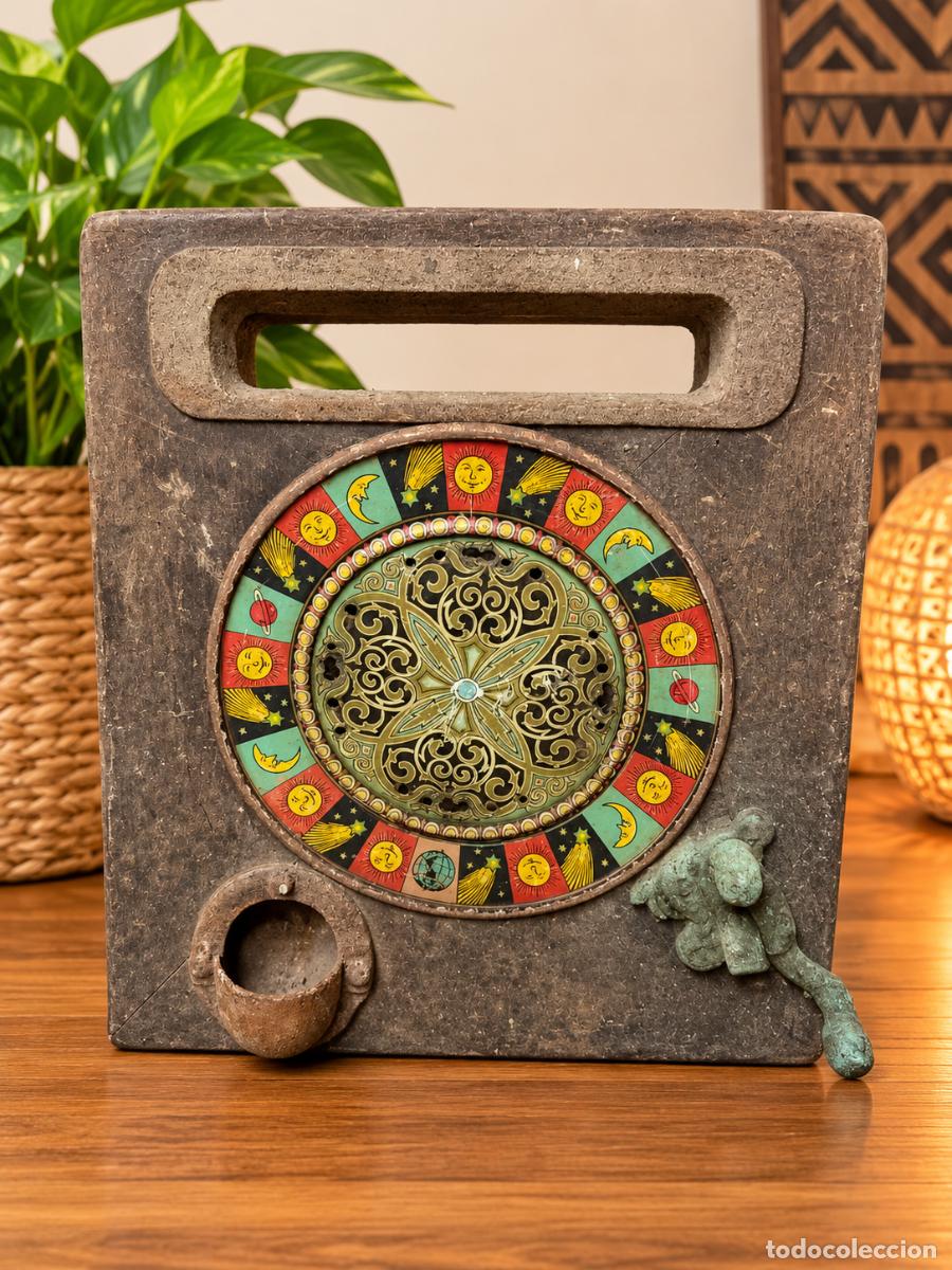 Oggetti Antichi: Antigua tragaperras CAILLE COUNTER WHEEL circa 1900