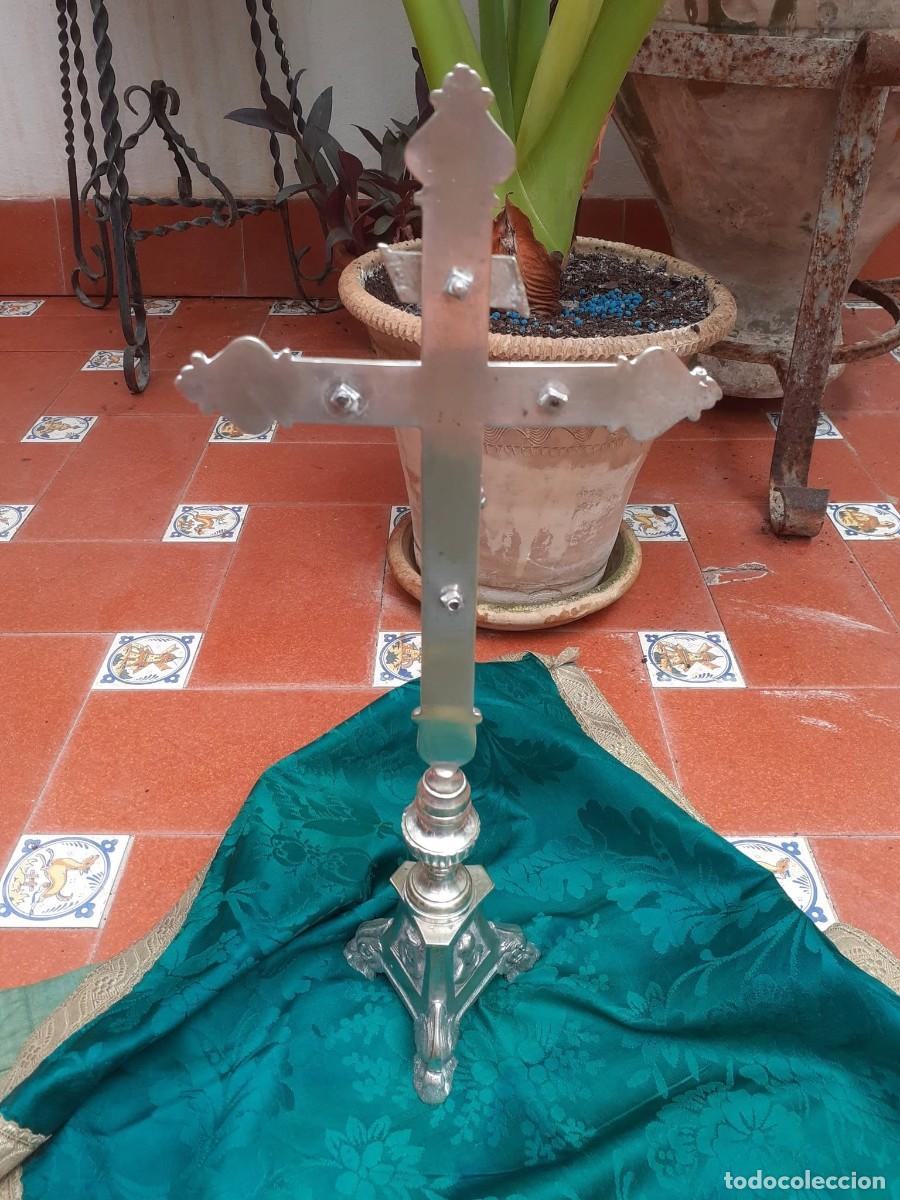 Antig&uuml;edades: cruz de altar de meneses - Foto 4