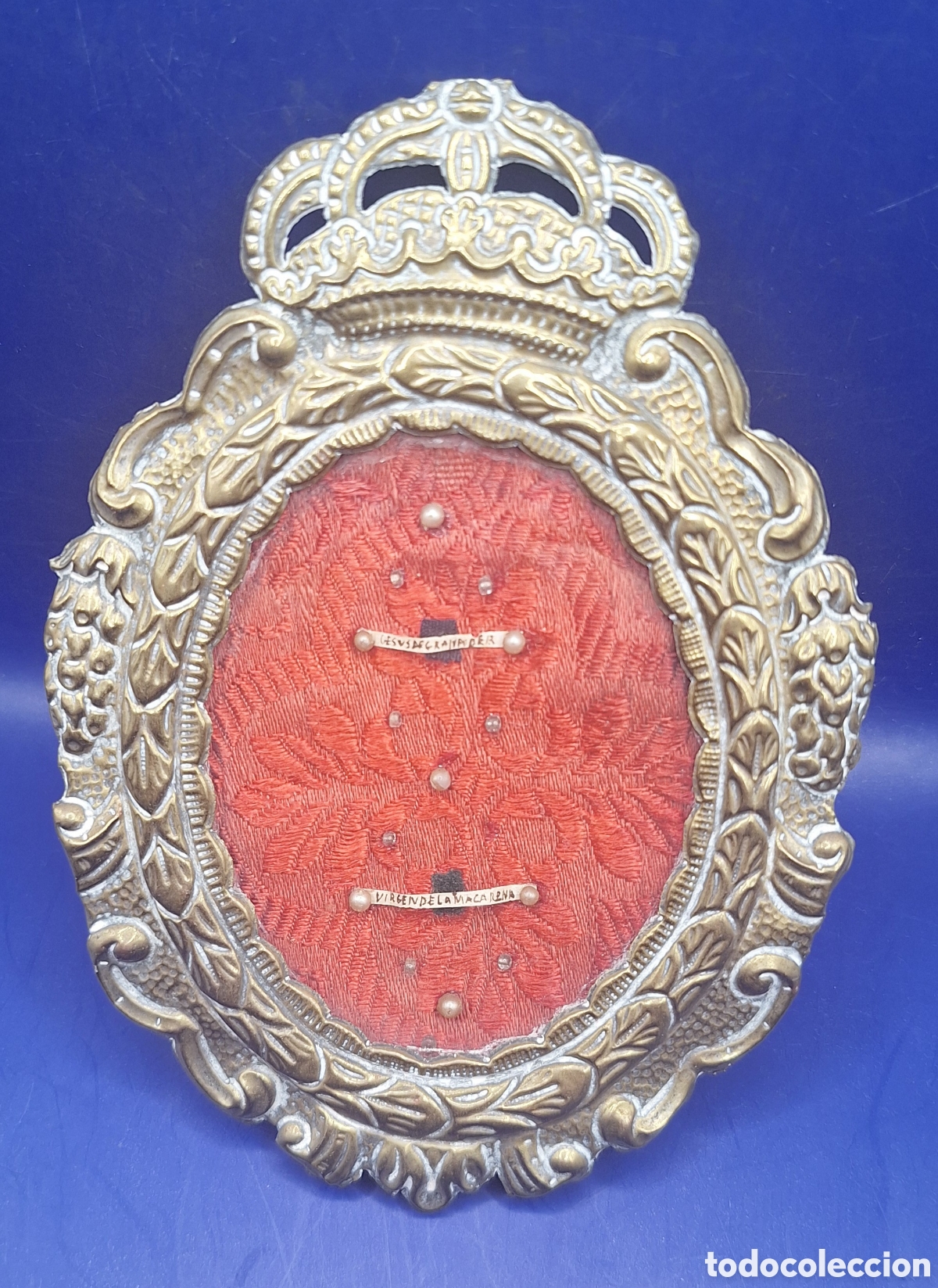 Antig&uuml;edades: Antiguo Relicario de Jes&uacute;s del Gran Poder y la Virgen de la Macarena - Foto 2