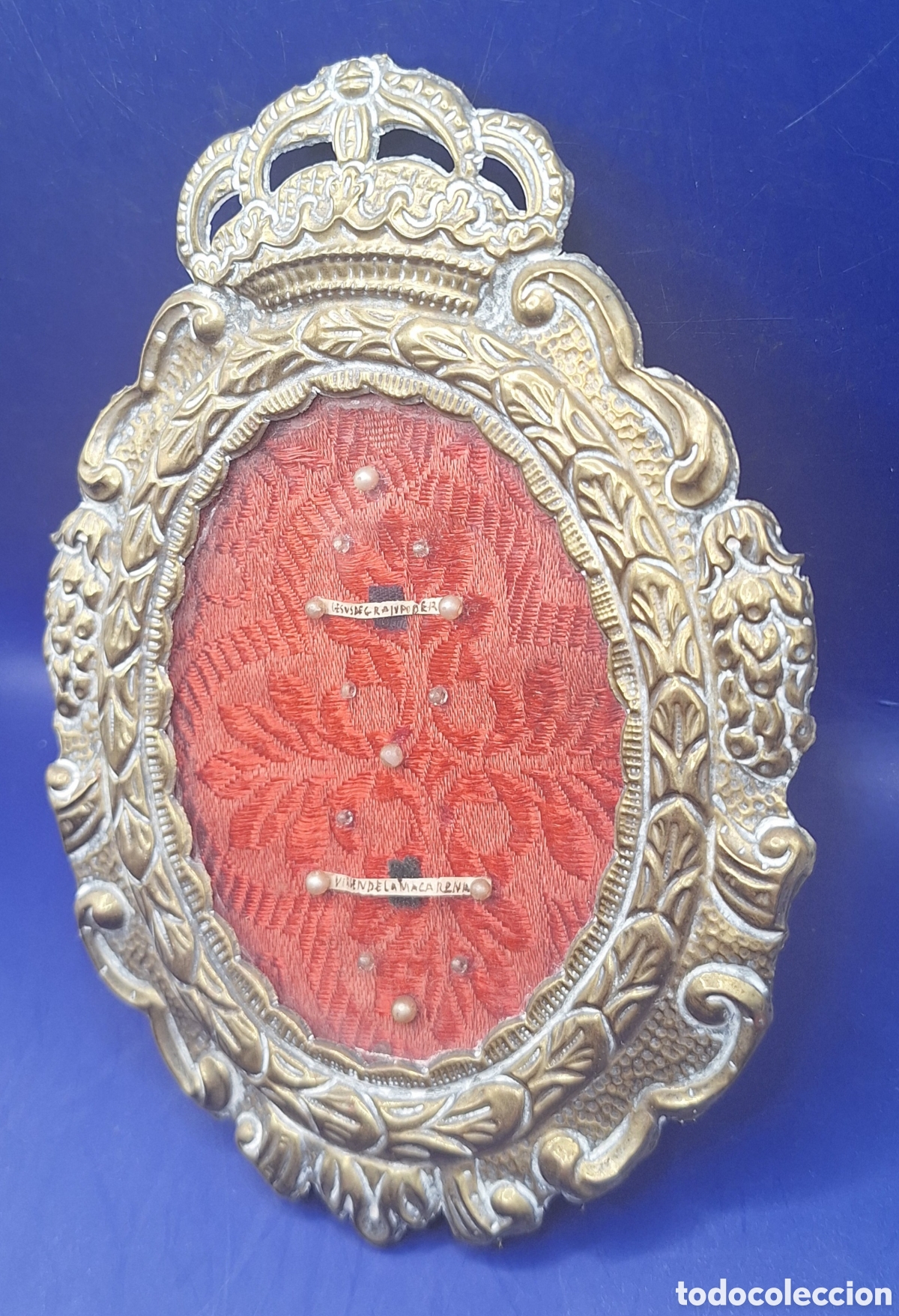 Antig&uuml;edades: Antiguo Relicario de Jes&uacute;s del Gran Poder y la Virgen de la Macarena - Foto 3