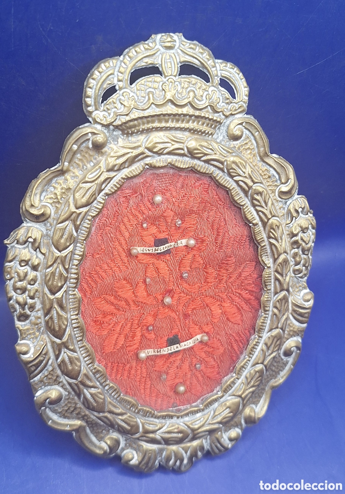 Antig&uuml;edades: Antiguo Relicario de Jes&uacute;s del Gran Poder y la Virgen de la Macarena - Foto 4