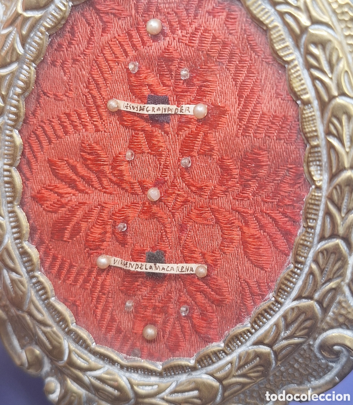 Antig&uuml;edades: Antiguo Relicario de Jes&uacute;s del Gran Poder y la Virgen de la Macarena - Foto 6