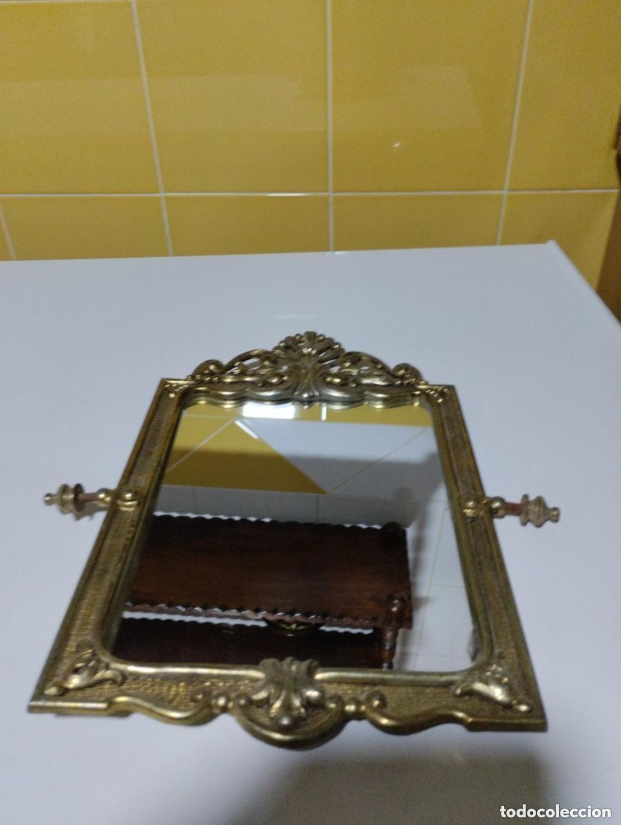 Antig&uuml;edades: antiguo espejo de bronce - Foto 1