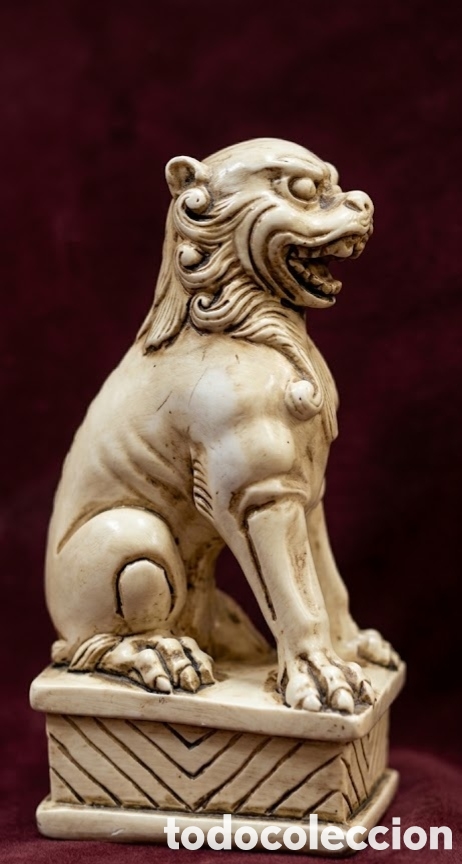 Antig&uuml;edades: Magn&iacute;fico perro guardian o perro foo