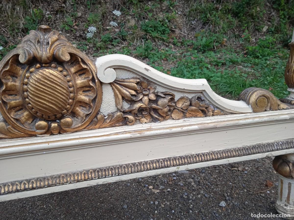 Antig&uuml;edades: Pie de cama antigua, preciosa - Foto 6