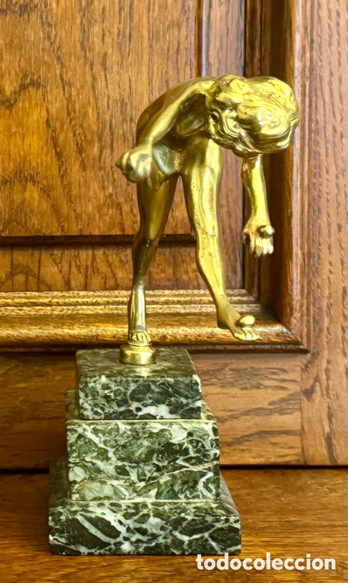 Antig&uuml;edades: Figuras en bronce Art Dec&oacute;. - Foto 3