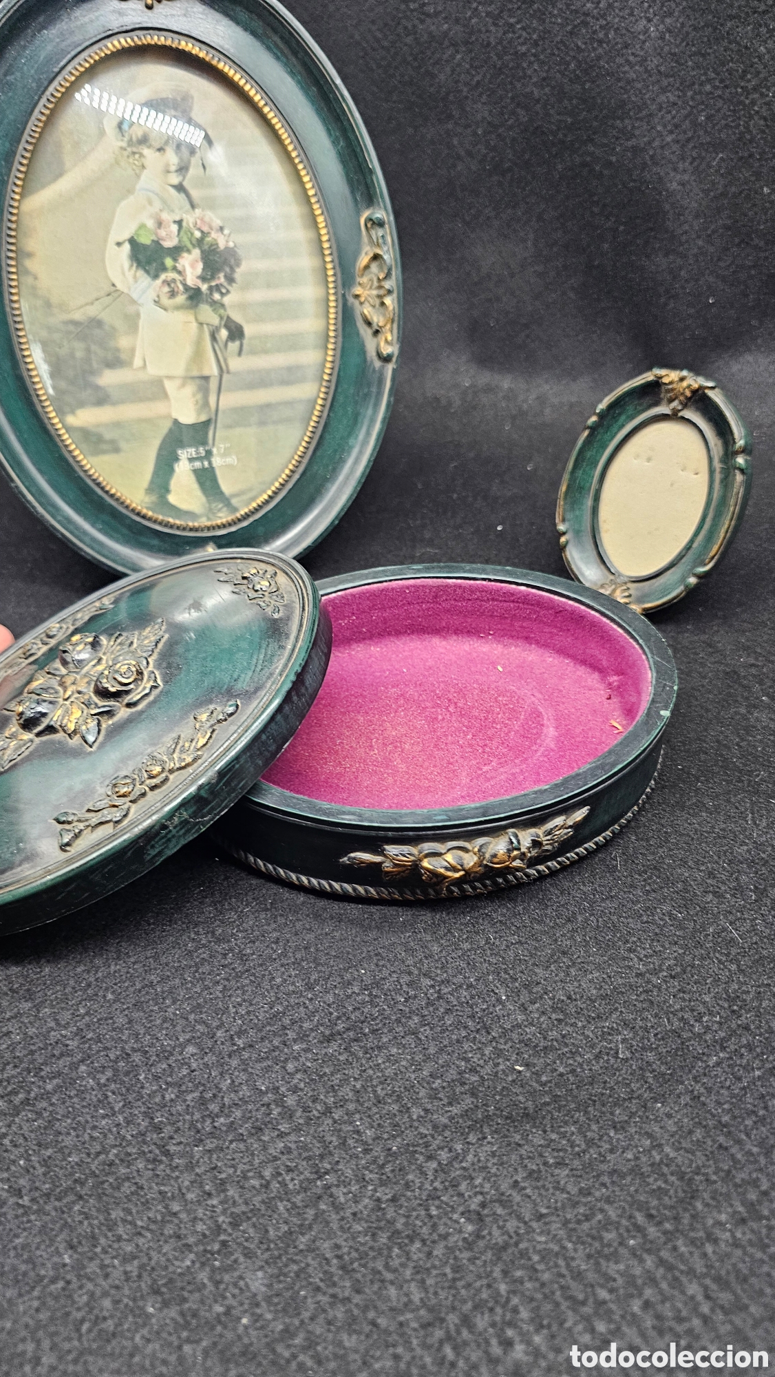 Antig&uuml;edades: Conjunto vintage de resina - Foto 3
