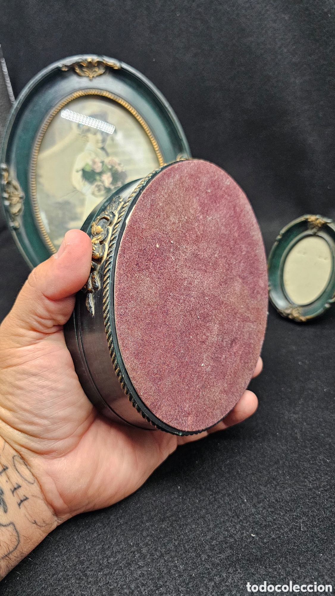 Antig&uuml;edades: Conjunto vintage de resina - Foto 4
