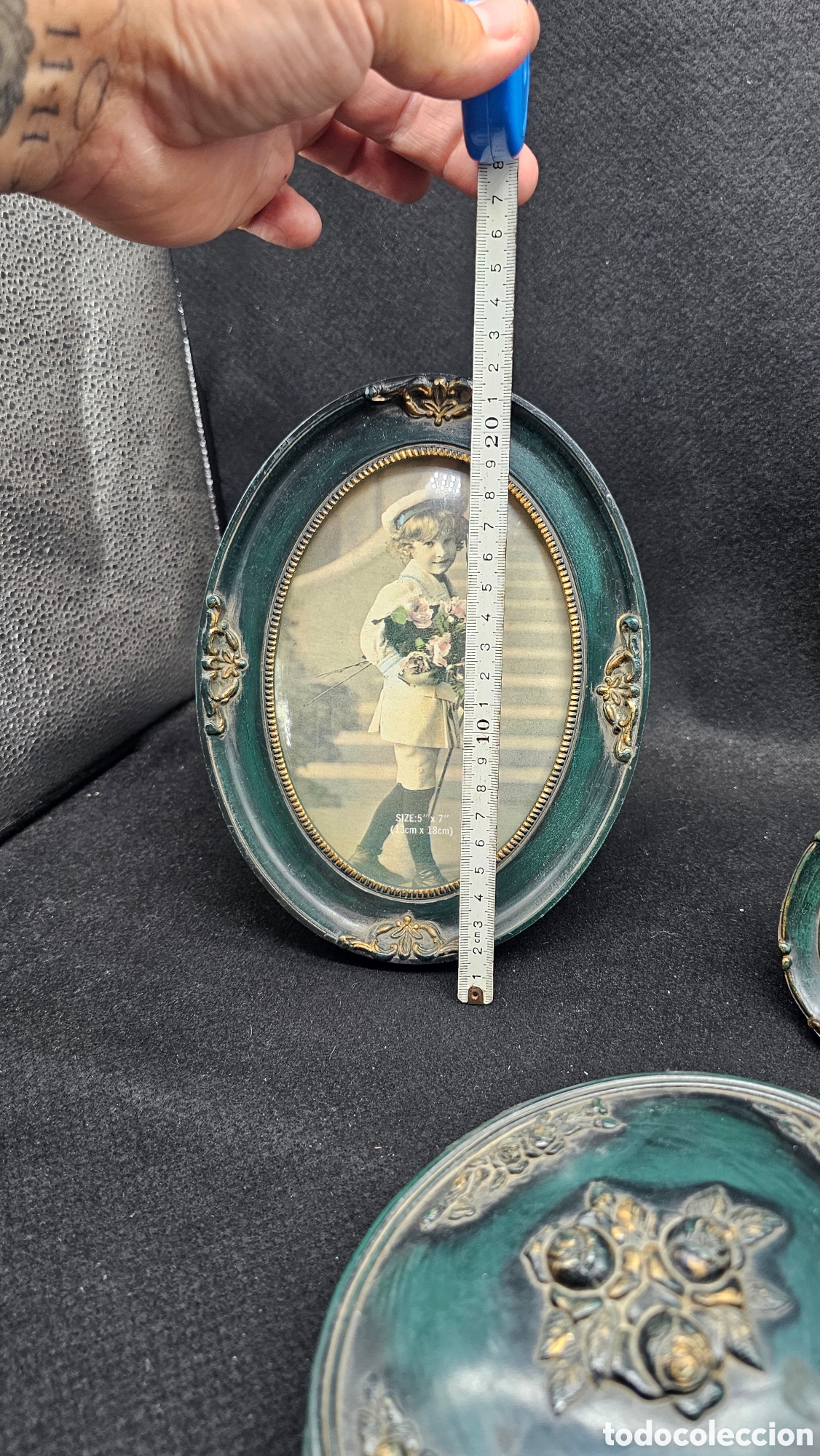 Antig&uuml;edades: Conjunto vintage de resina - Foto 10