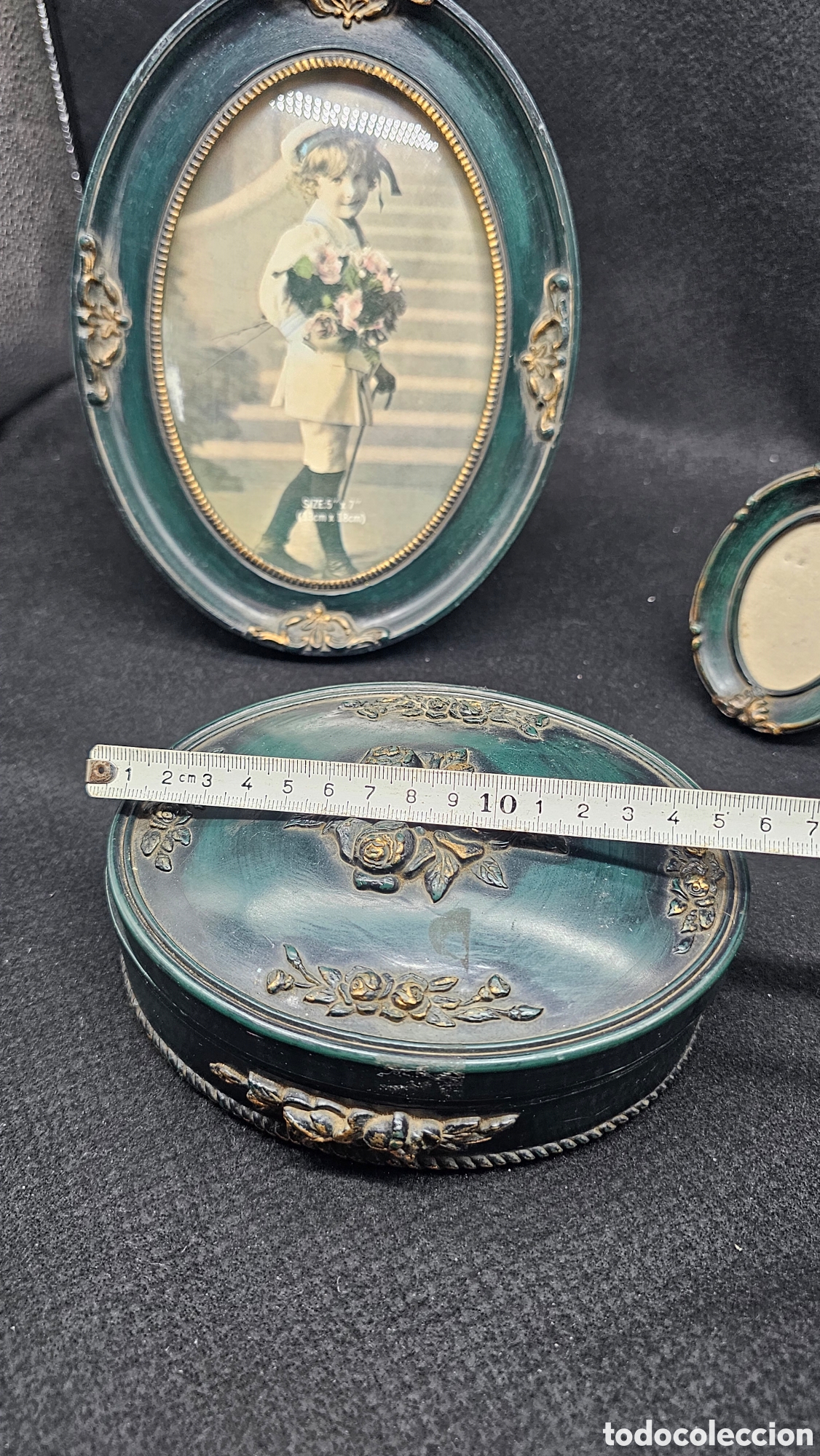 Antig&uuml;edades: Conjunto vintage de resina - Foto 12