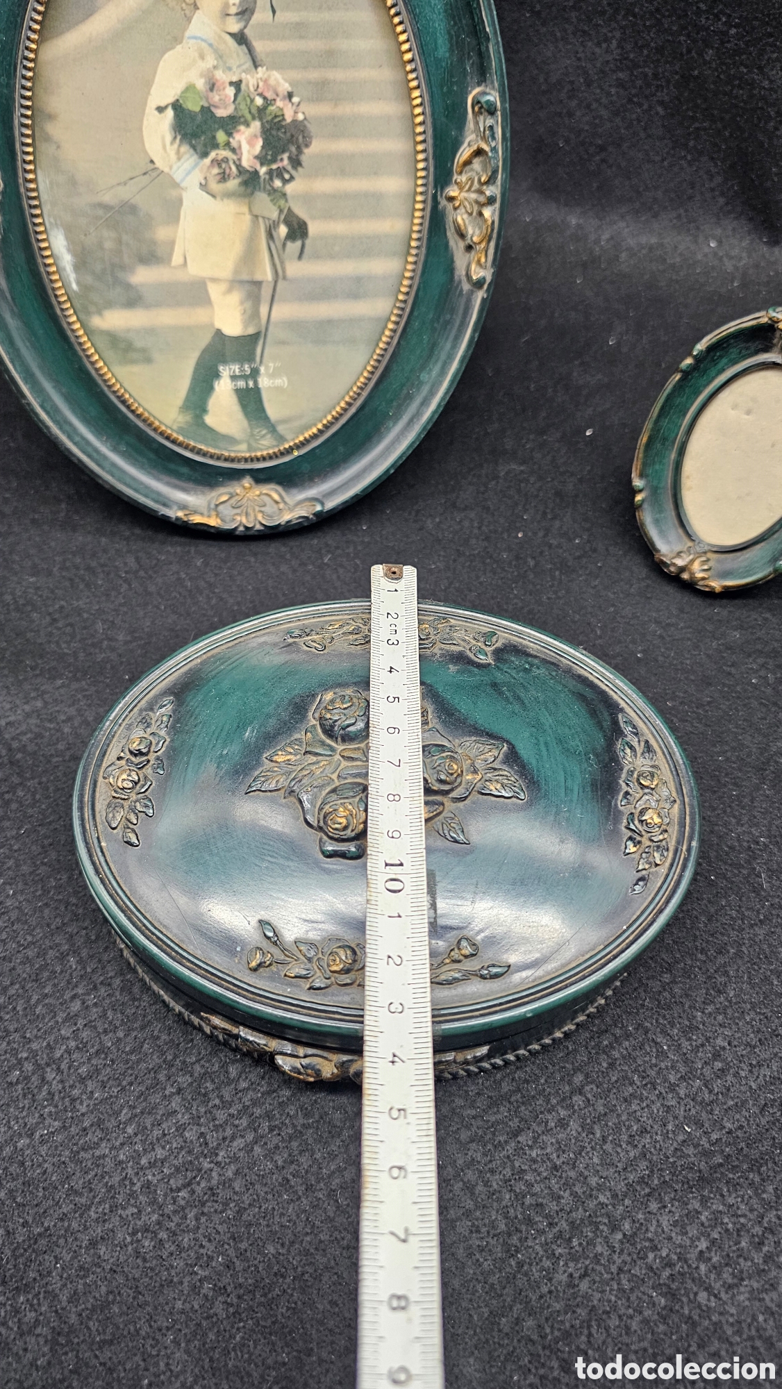 Antig&uuml;edades: Conjunto vintage de resina - Foto 14
