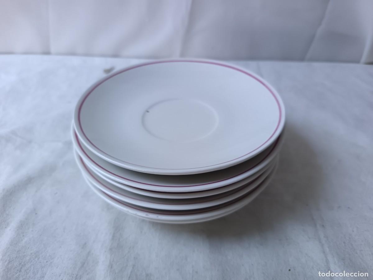 Oggetti Antichi: Lote de 6 platos de cer&aacute;mica, Gil Vargas, Segovia, sellos en base
