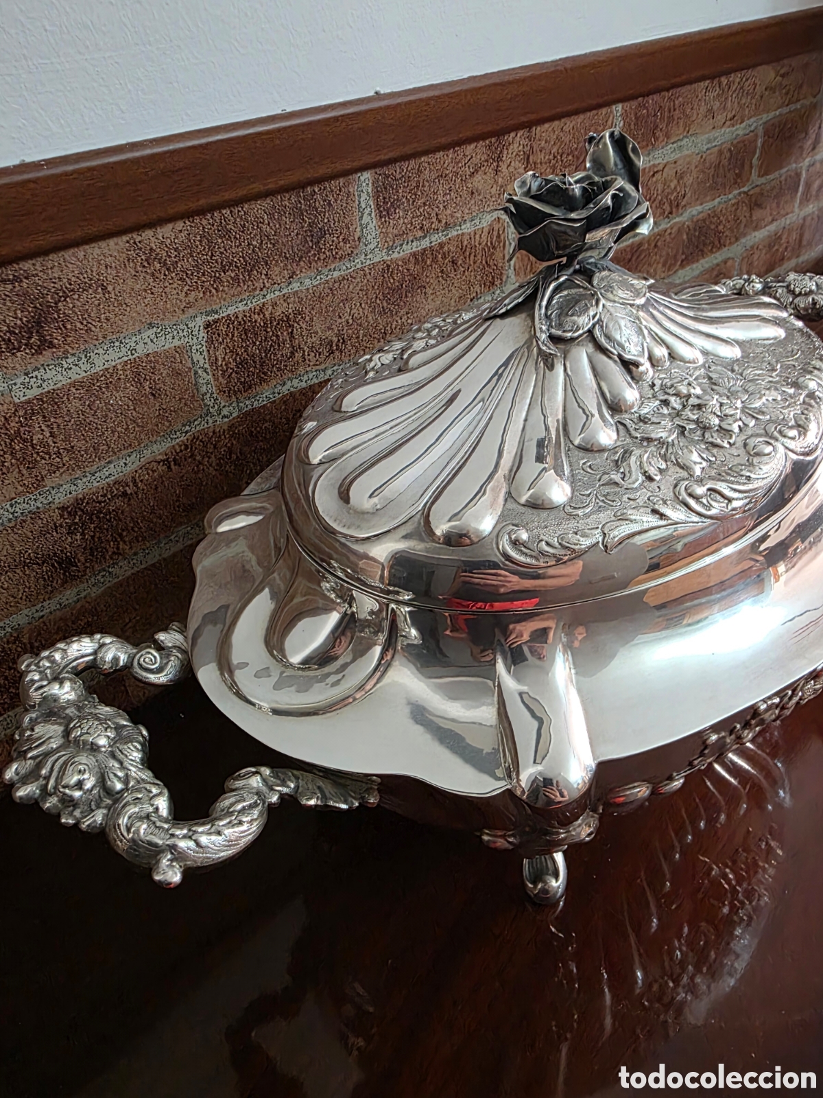 Antig&uuml;edades: Sopera silver plated (Alpaca) - Foto 4