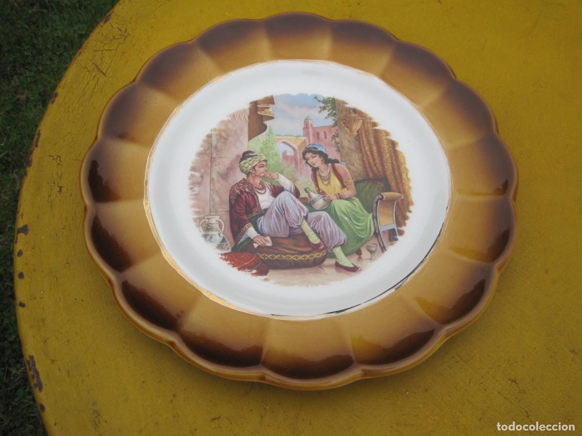 Antig&uuml;edades: PLATO DE LOZA DE IBERO TANAGRA - SANTANDER - LAS MIL Y UNA NOCHES