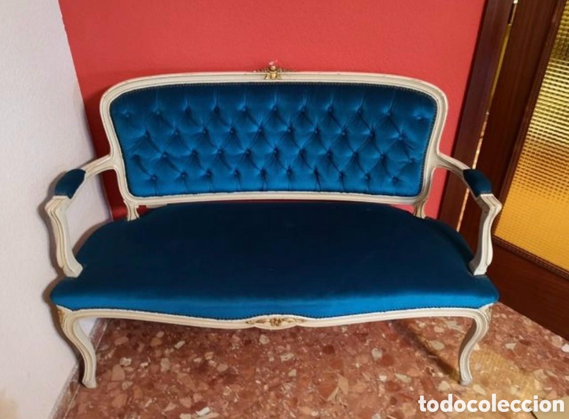 Antig&uuml;edades: Sof&aacute; y sillones Luis XV solo recogida en mano. Valencia