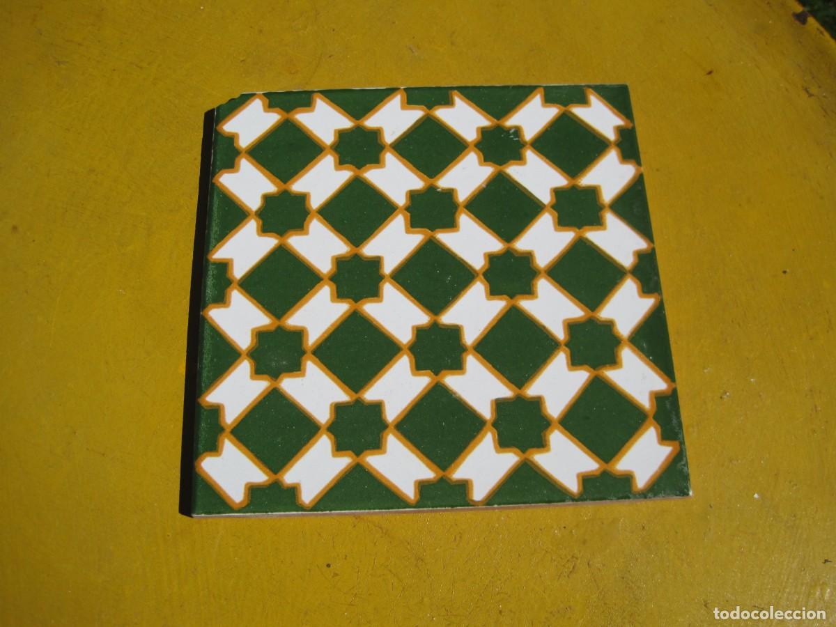 Antig&uuml;edades: AZULEJO CON MOTIVO ANDALUS&Iacute; - DISE&Ntilde;O GEOM&Eacute;TRICO - TAU