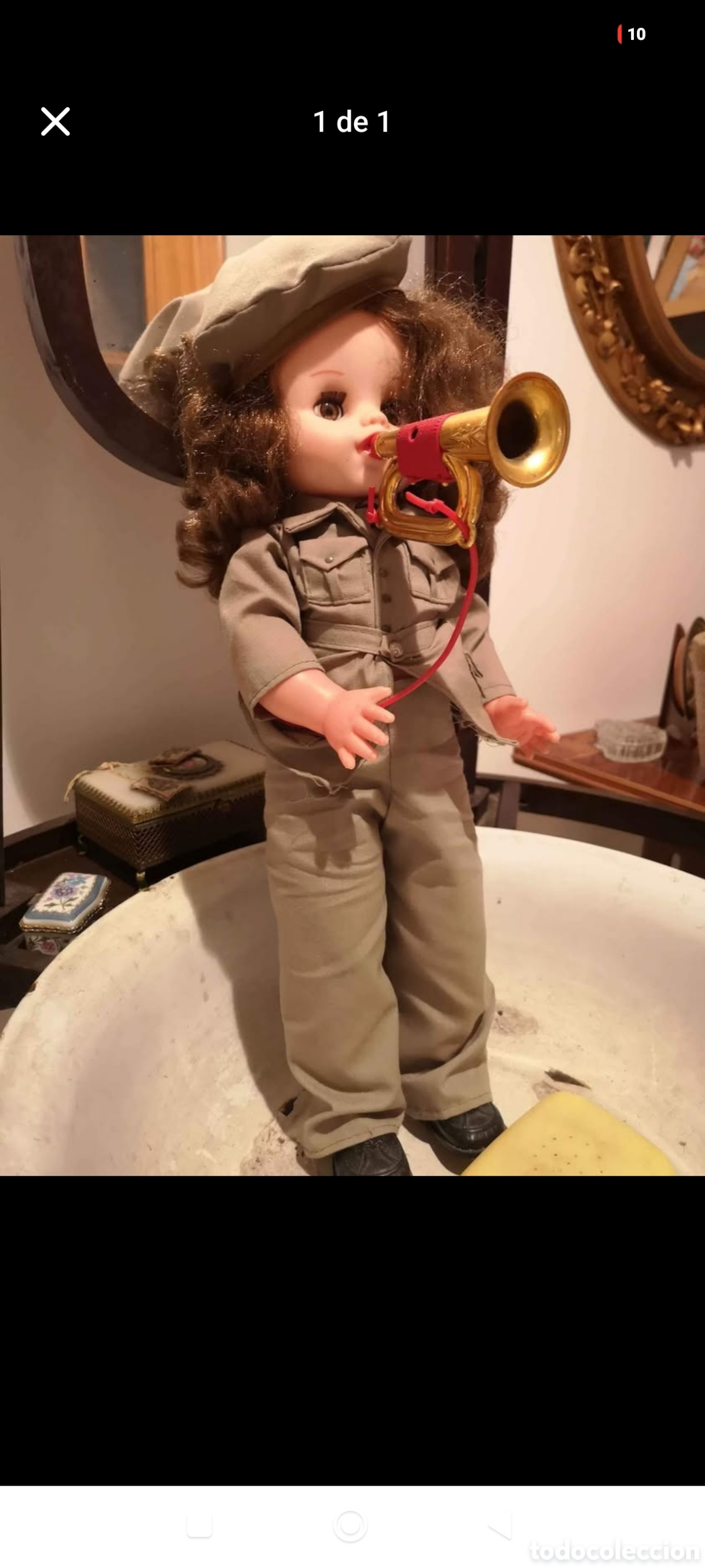 Antig&uuml;edades: Mu&ntilde;eca soldado antigua