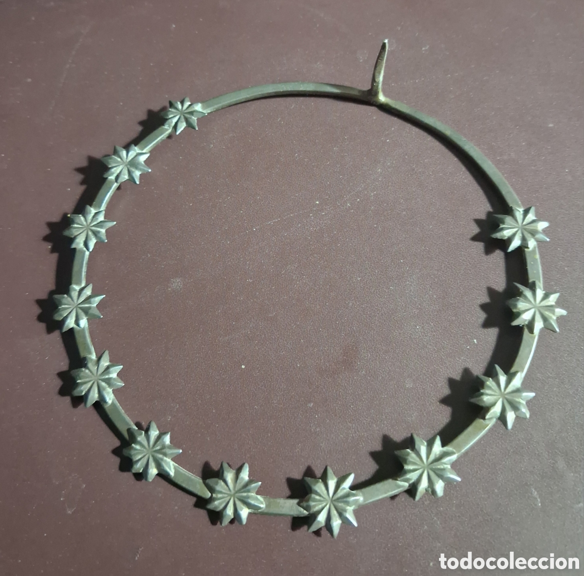 Antig&uuml;edades: Corona 12 estrellas plata de ley - Foto 3