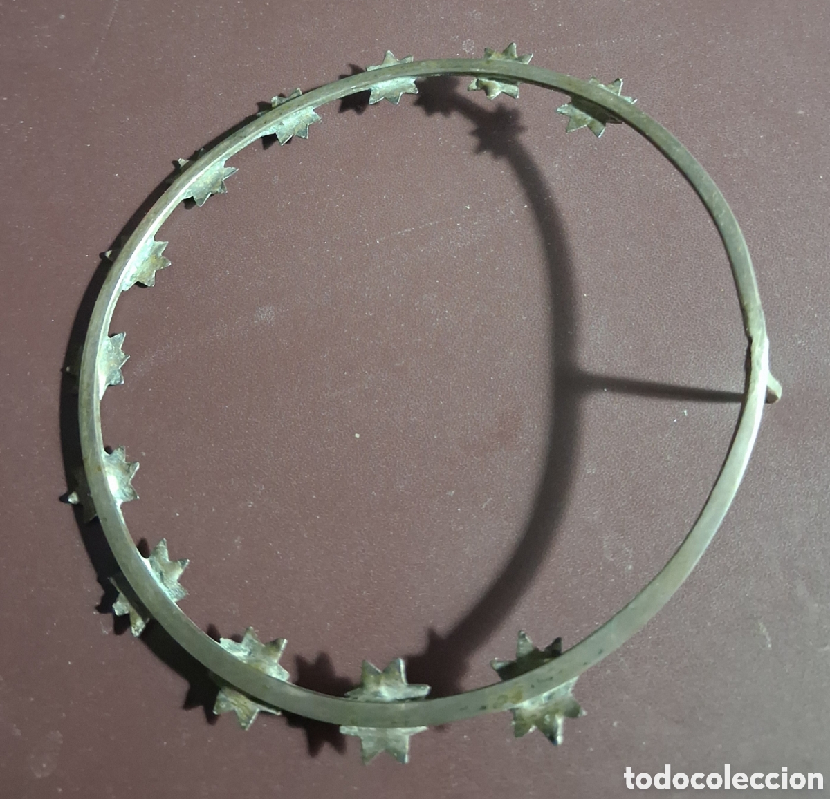 Antig&uuml;edades: Corona 12 estrellas plata de ley - Foto 4