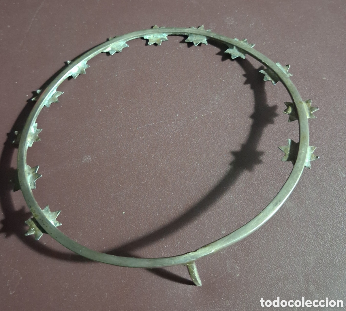 Antig&uuml;edades: Corona 12 estrellas plata de ley - Foto 5