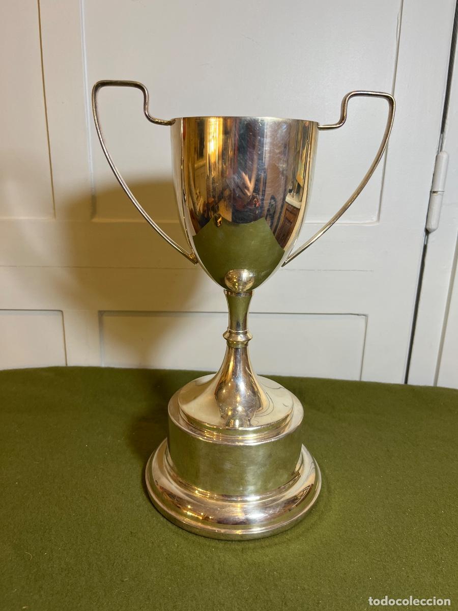 Antiquit&auml;ten: Copa de gala SWATKINS Made in England &ndash; Silver Plated &ndash; Trofeo cl&aacute;sico ingl&eacute;s