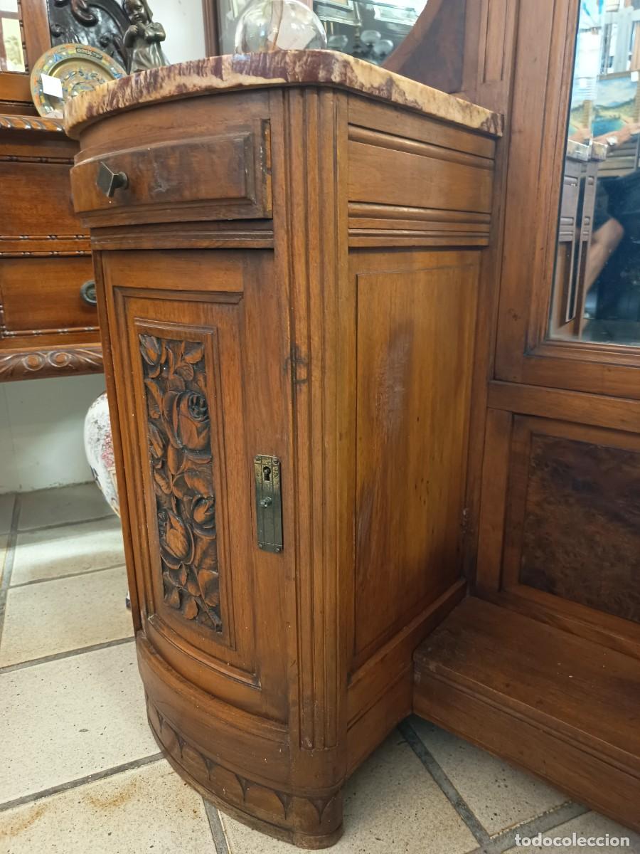 Antig&uuml;edades: Peinadora Art D&eacute;co de nogal - Foto 10
