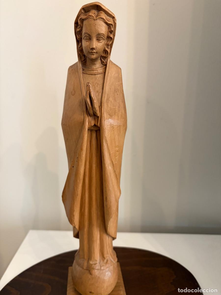 Antig&uuml;edades: IMAGEN VIRGEN MADERA