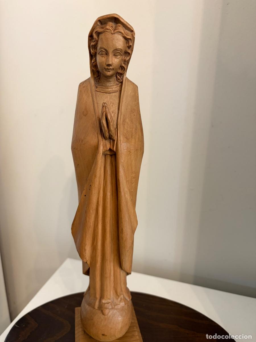 Antig&uuml;edades: IMAGEN VIRGEN MADERA - Foto 2